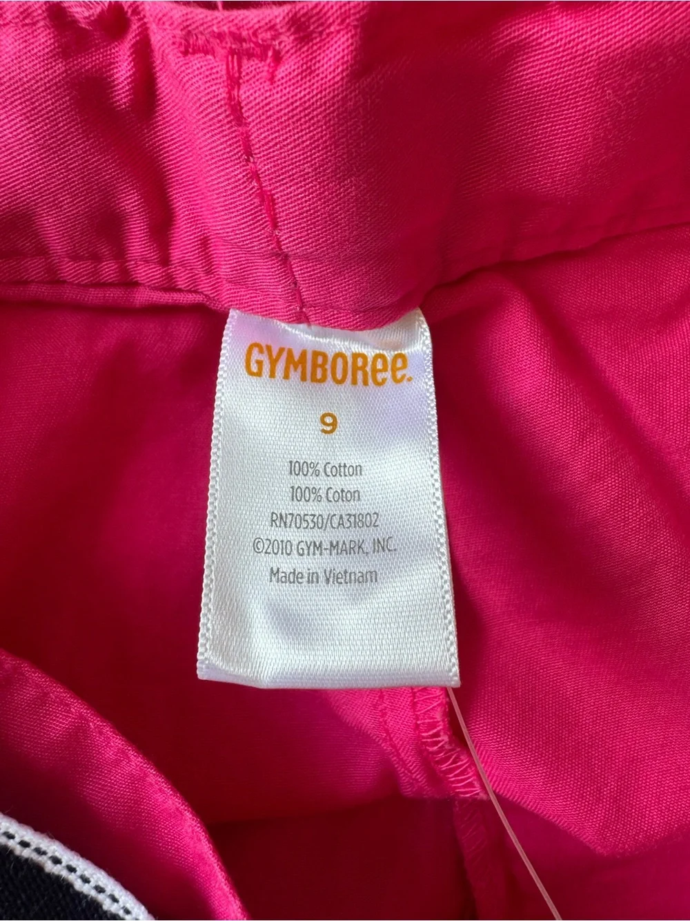 NWT Gymboree Belted Pickstitch Pleated Hot Pink Shorts Size 9 Cape Cod Cutie